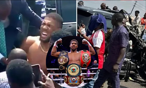 Anthony Joshua survives car crash in Nigeria